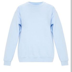Baby Blue Oversized Sweatshirt
